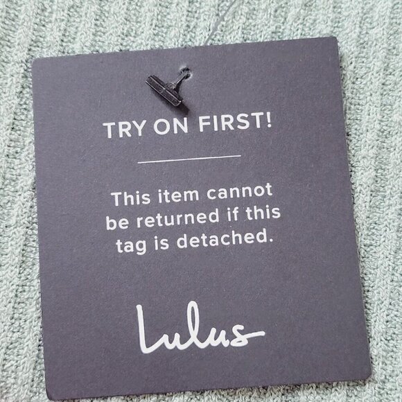 Lulus Mini Skater Dress Size XL Drawstring Ribbed Terry Knit Casual Confidence - Picture 6 of 11